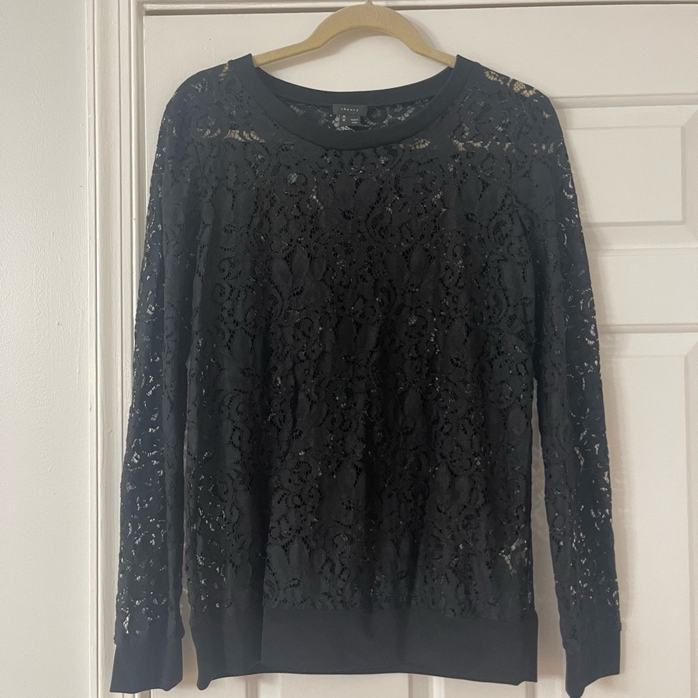 Theory Venetian Lace Top -L